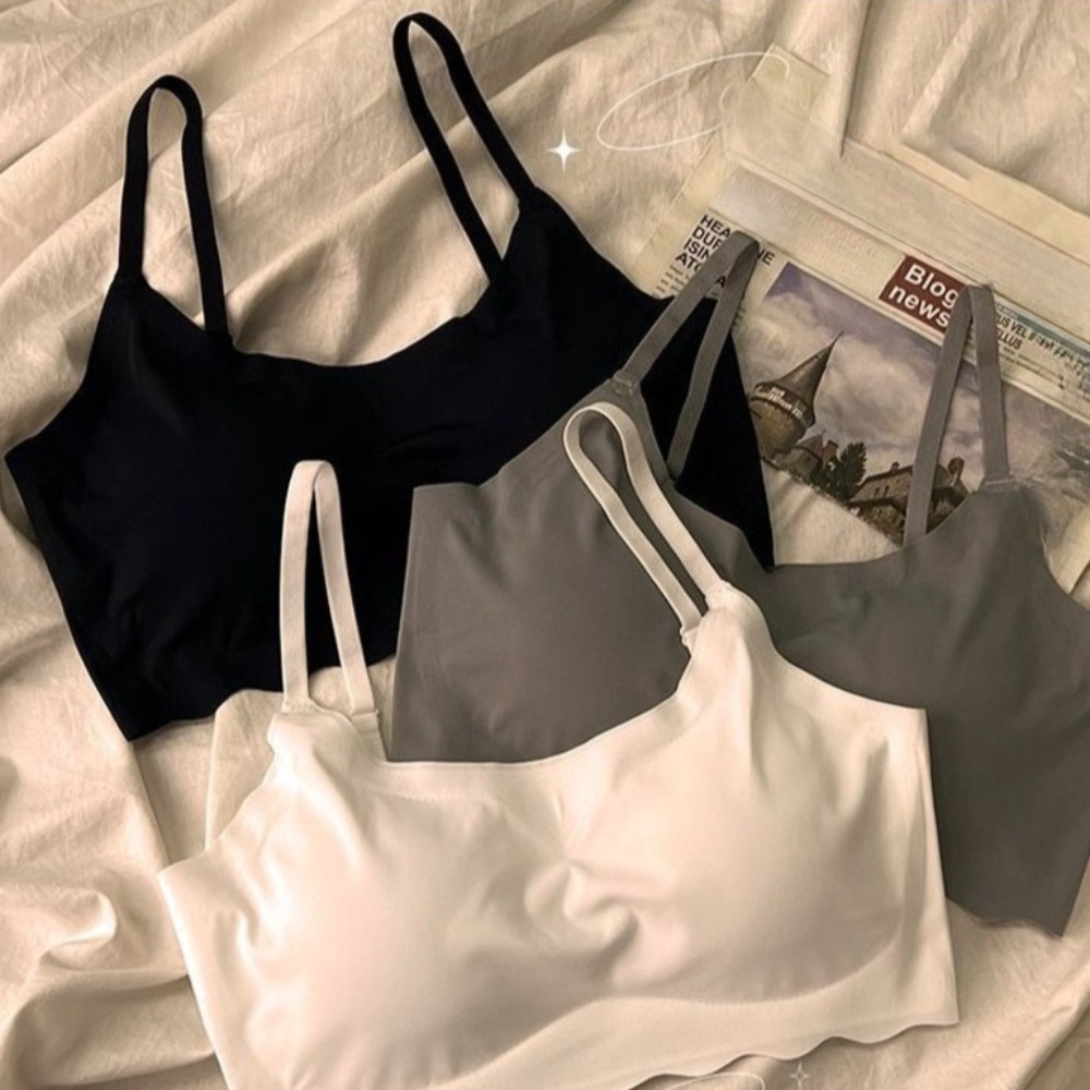Sleep Bra Bralette - Seamless Bra for Women Ice Silk