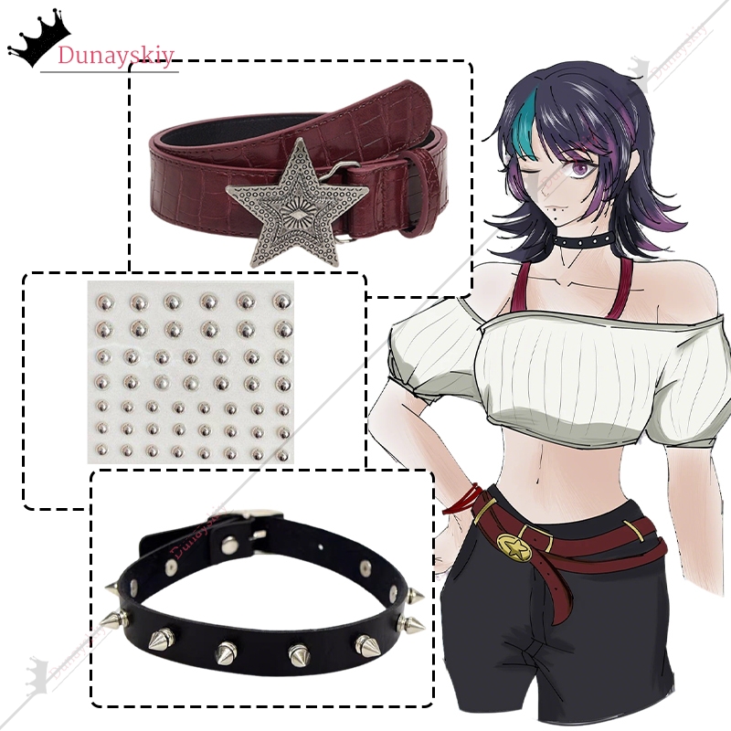 Lace Bralette Set - Cosplay Hoshi Kirara Roro JJK Dead