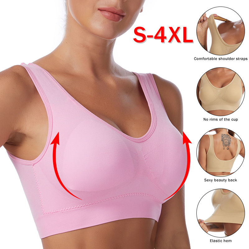 Sexy Women Bra Plus Size Seaml – обзор и цена Wirefree Bra Comfort