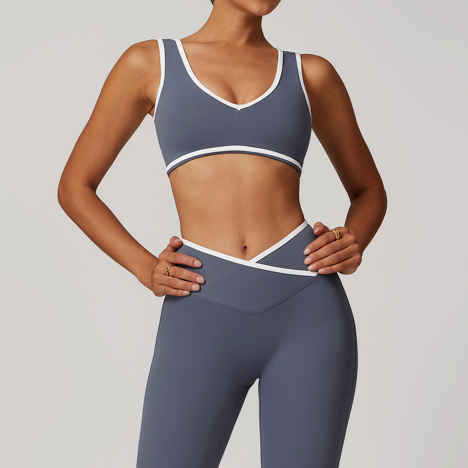 V-Neck Sports Bra Women Top Pu – обзор и цена Plunge Bra Push Up
