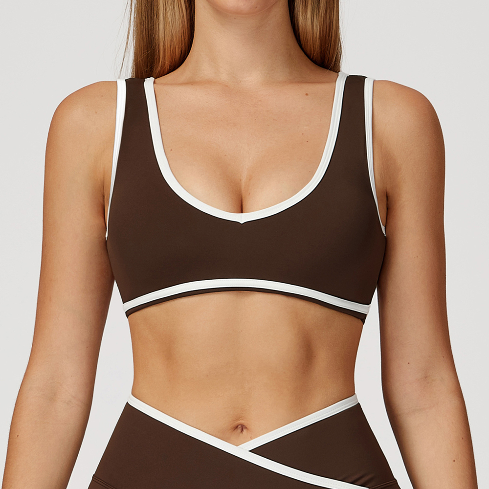 V-Neck Sports Bra Women Top Pu – обзор и цена Plunge Bra Push Up