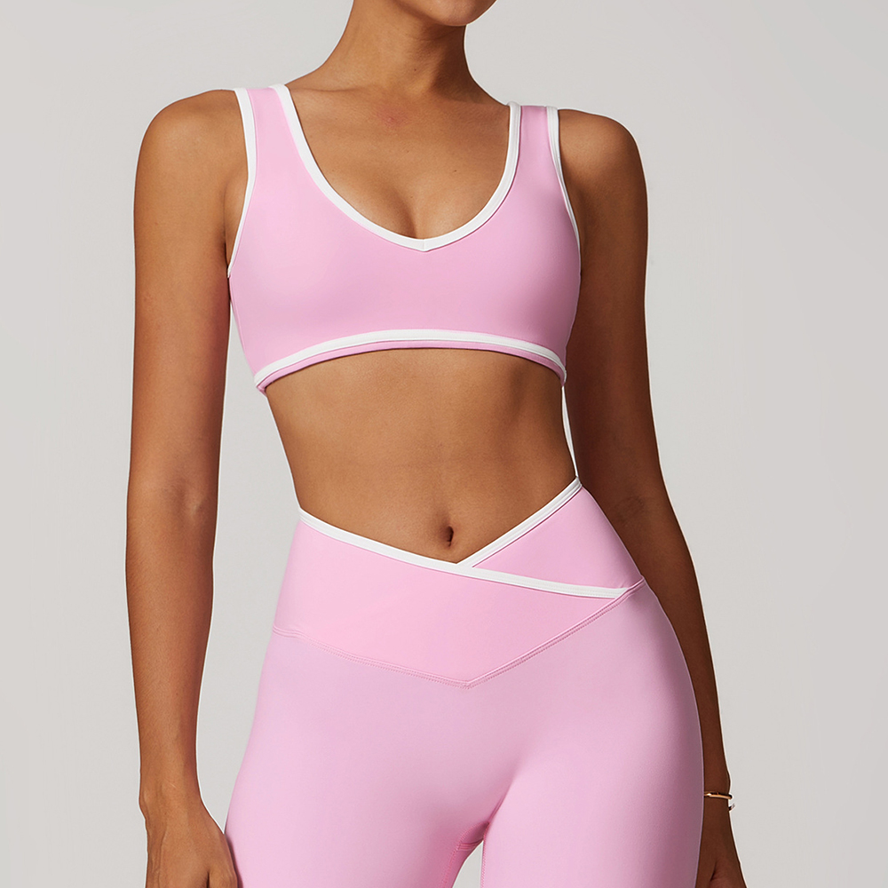 V-Neck Sports Bra Women Top Pu – обзор и цена Plunge Bra Push Up