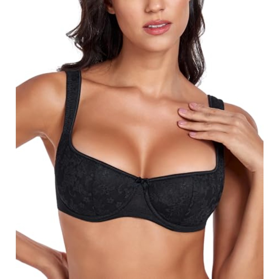 DotVol Women's Lightly Padded  – обзор и цена Demi Bra Balconette