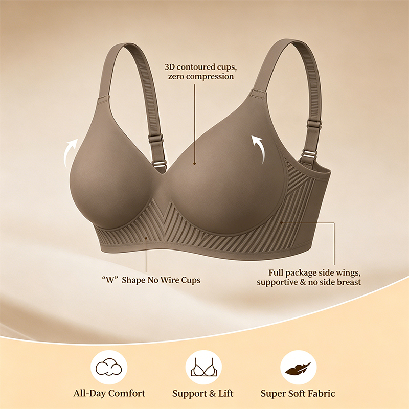 Full Coverage Push Up Jelly Su – обзор и цена Wirefree Bra Comfort