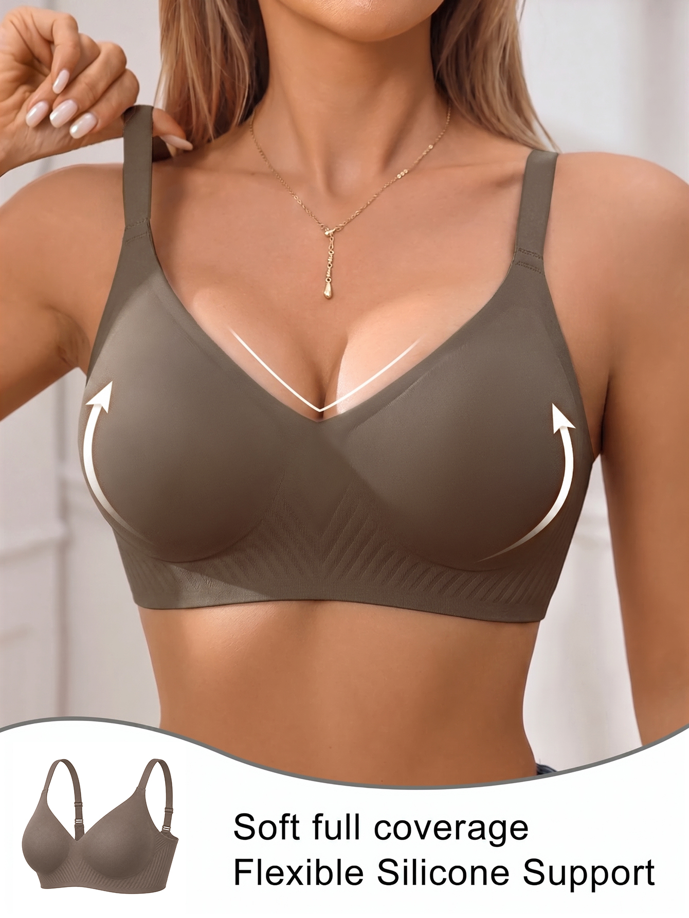 Full Coverage Push Up Jelly Su – обзор и цена Wirefree Bra Comfort