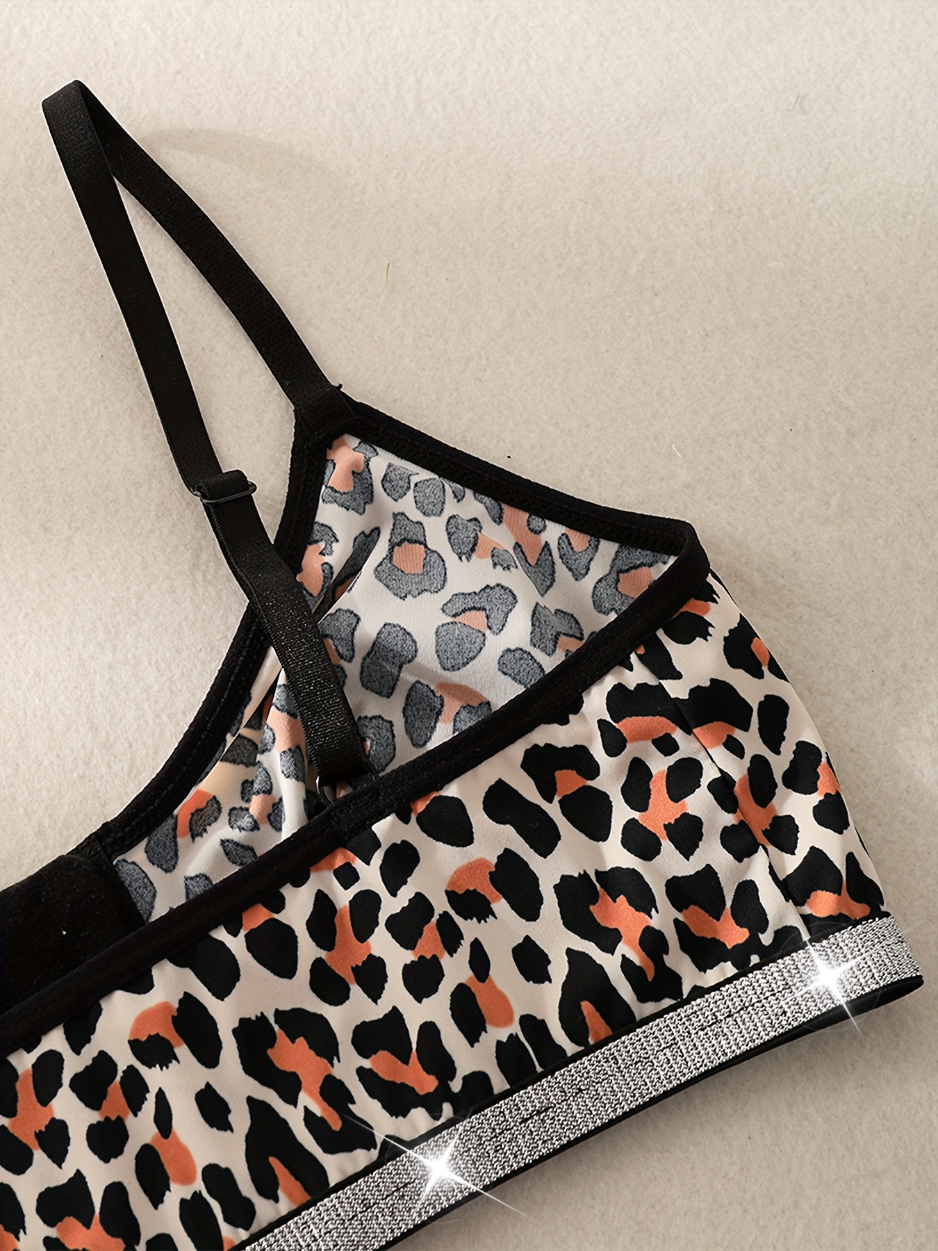 1pc Women's Leopard Print Wire – обзор и цена Wirefree Bra Comfort