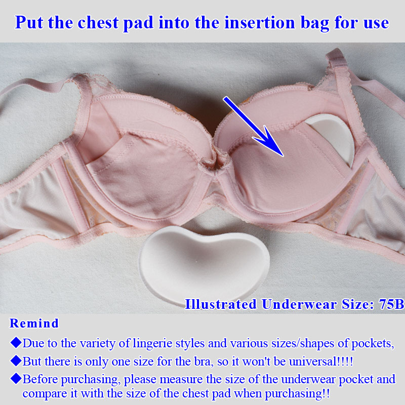 Pad Bra Inner Pad Insert Piece – обзор и цена Push Up Bra Silicone