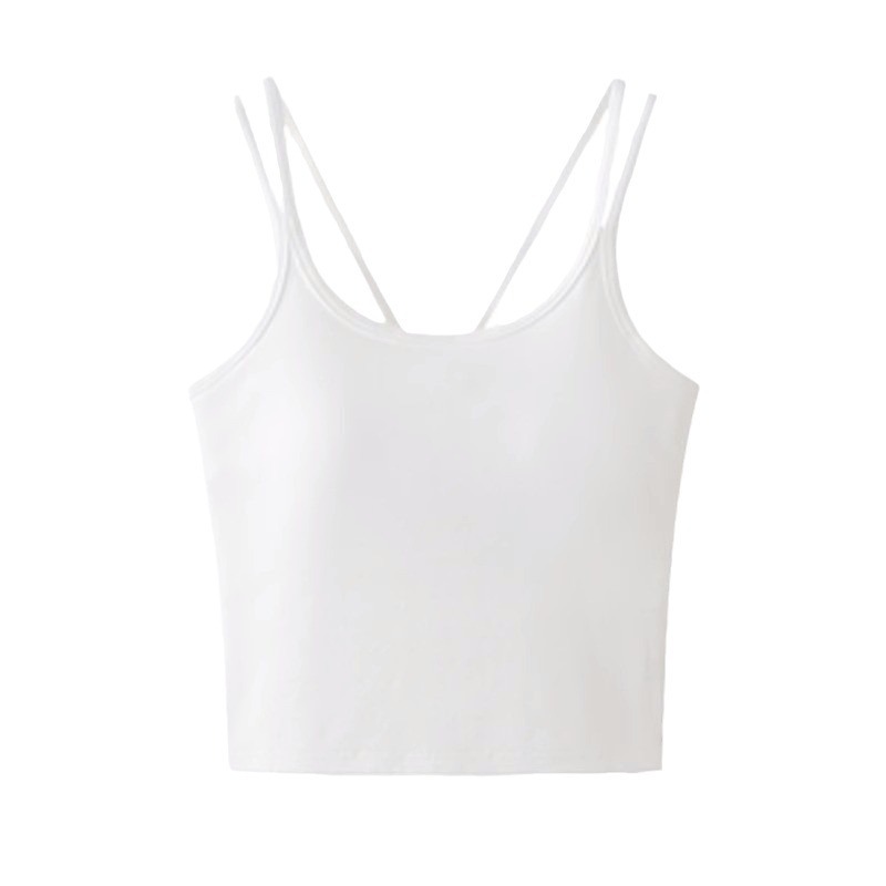 Crop Top Women Sexy Sleeveless – обзор и цена T Shirt Bra Seamless