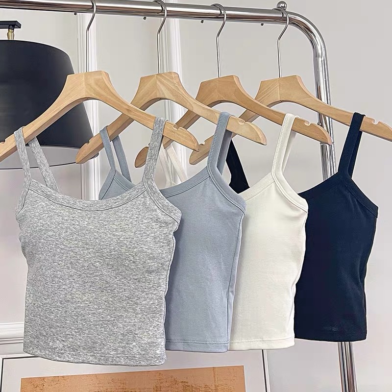 Crop Top Women Sexy Sleeveless – обзор и цена T Shirt Bra Seamless