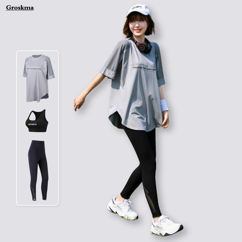 Mesh Loose T Shirt+Bra+Legging – обзор и цена T Shirt Bra Seamless