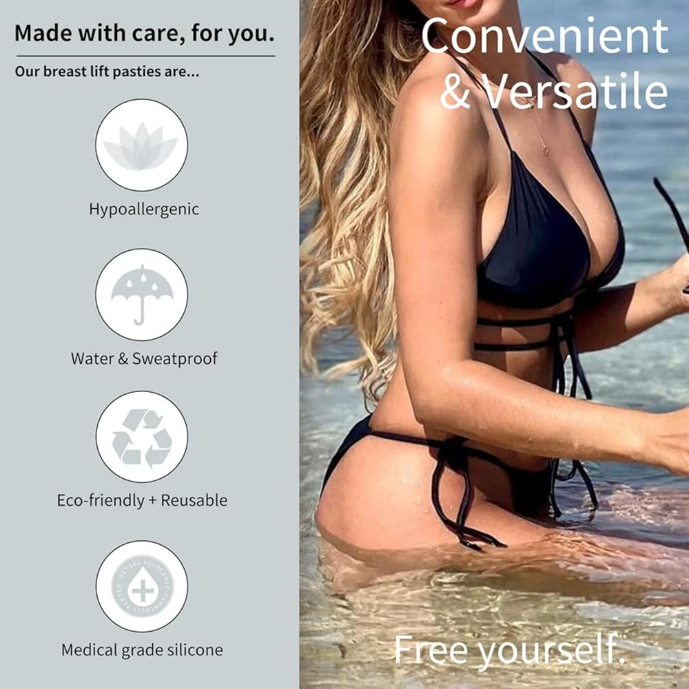 Silicone Cleavage Bra Reusable – обзор и цена Backless Bra Sticky
