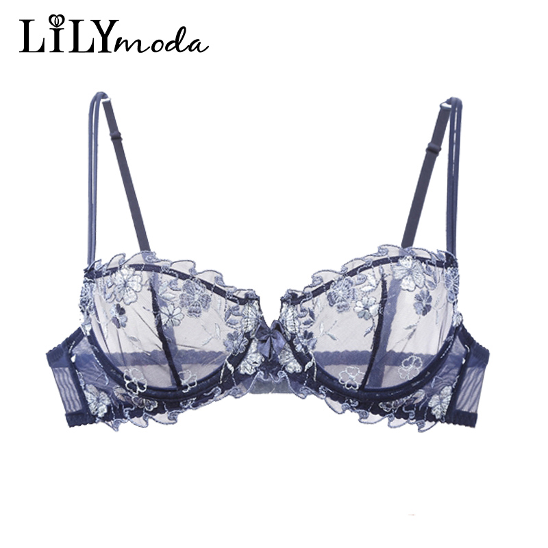 Lilymoda Women Sexy Ultrathin  – обзор и цена Demi Bra Balconette