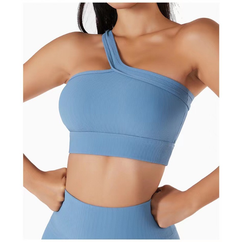 Women Single Shoulder Sexy Yog – обзор и цена T Shirt Bra Seamless