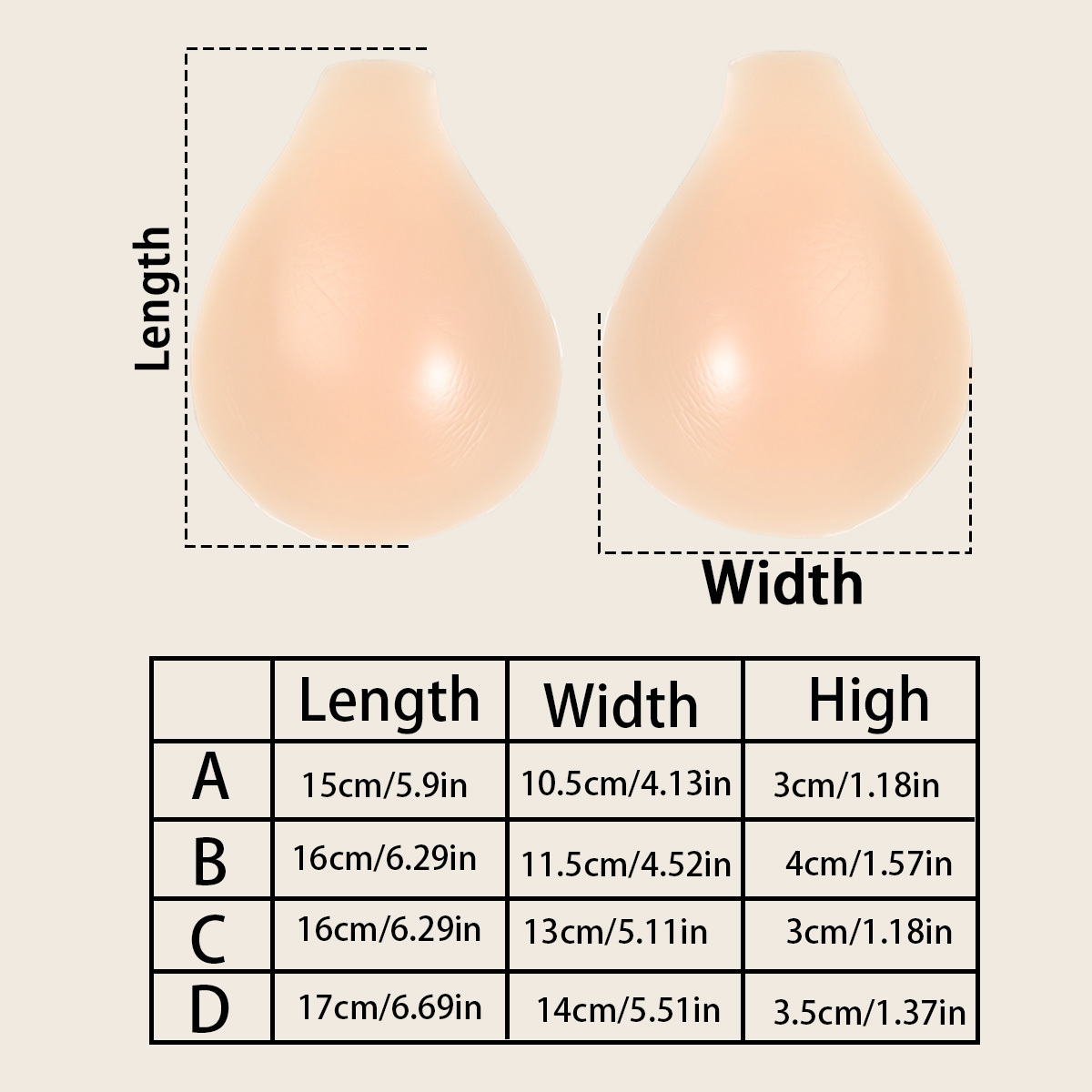Self Adhesive Silicone Invisib – обзор и цена Push Up Bra Silicone