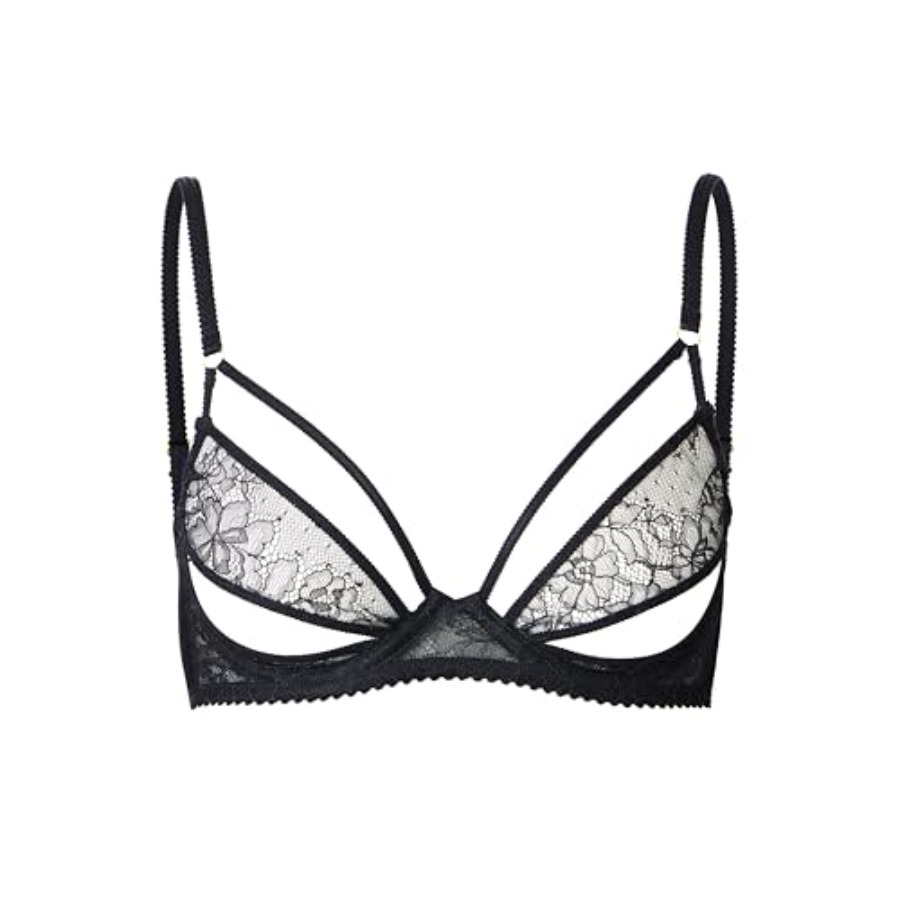 Faye Women's Sexy Lace Bra, Ba – обзор и цена Demi Bra Balconette