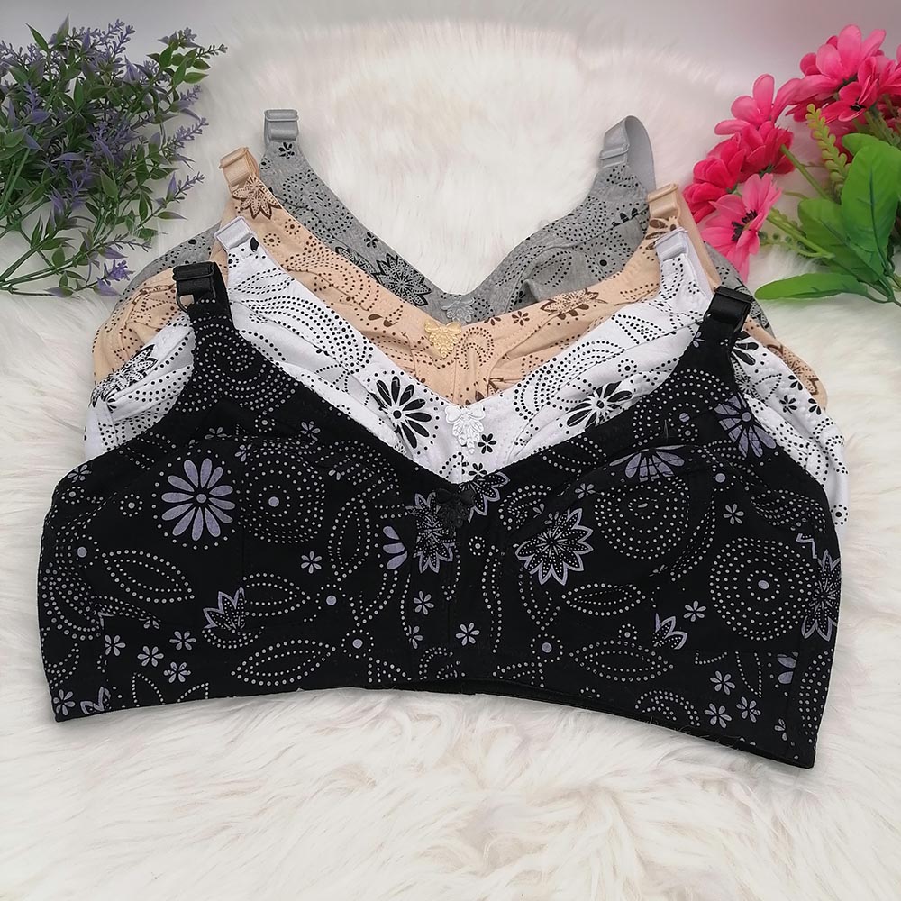 Women's Big Cup Wireless Bra C – обзор и цена Cotton Bra Everyday