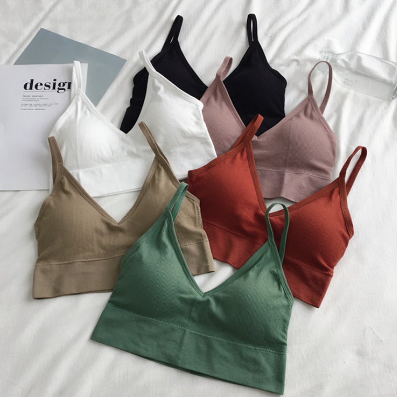 Women Sexy Crop Tops Bra Tube  – обзор и цена T Shirt Bra Seamless