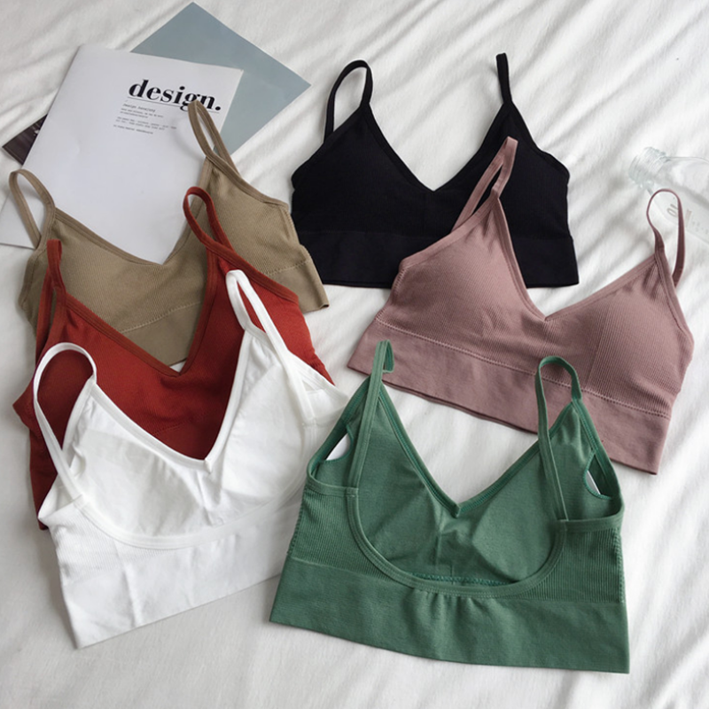 Women Sexy Crop Tops Bra Tube  – обзор и цена T Shirt Bra Seamless